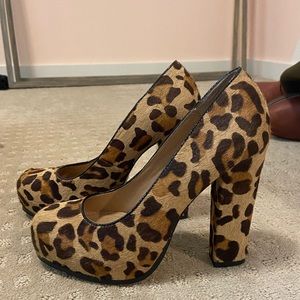 Steve Madden Serina Heels size 8 leopard